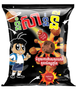 sunny youth snacks tomyum packaging front